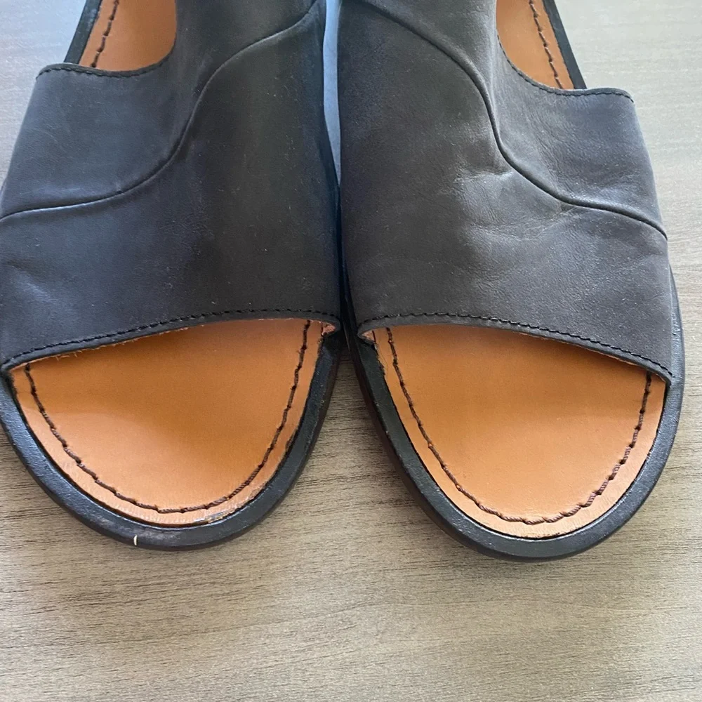Free people Mont Blanc sandals the color is like a dark grayish black - Picture 6 of 12